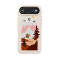 Biodegradable Phone Case — Pumpkin Ghosts Forest Eco iPhone Cover