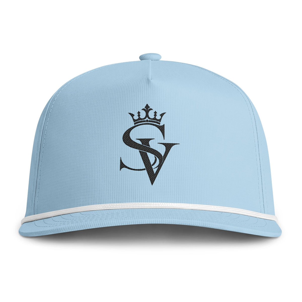 Rope-Trim Logo Cap