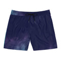 Men's Galaxy Tie-Dye Swim Shorts — Mid-Length Beach Trunks