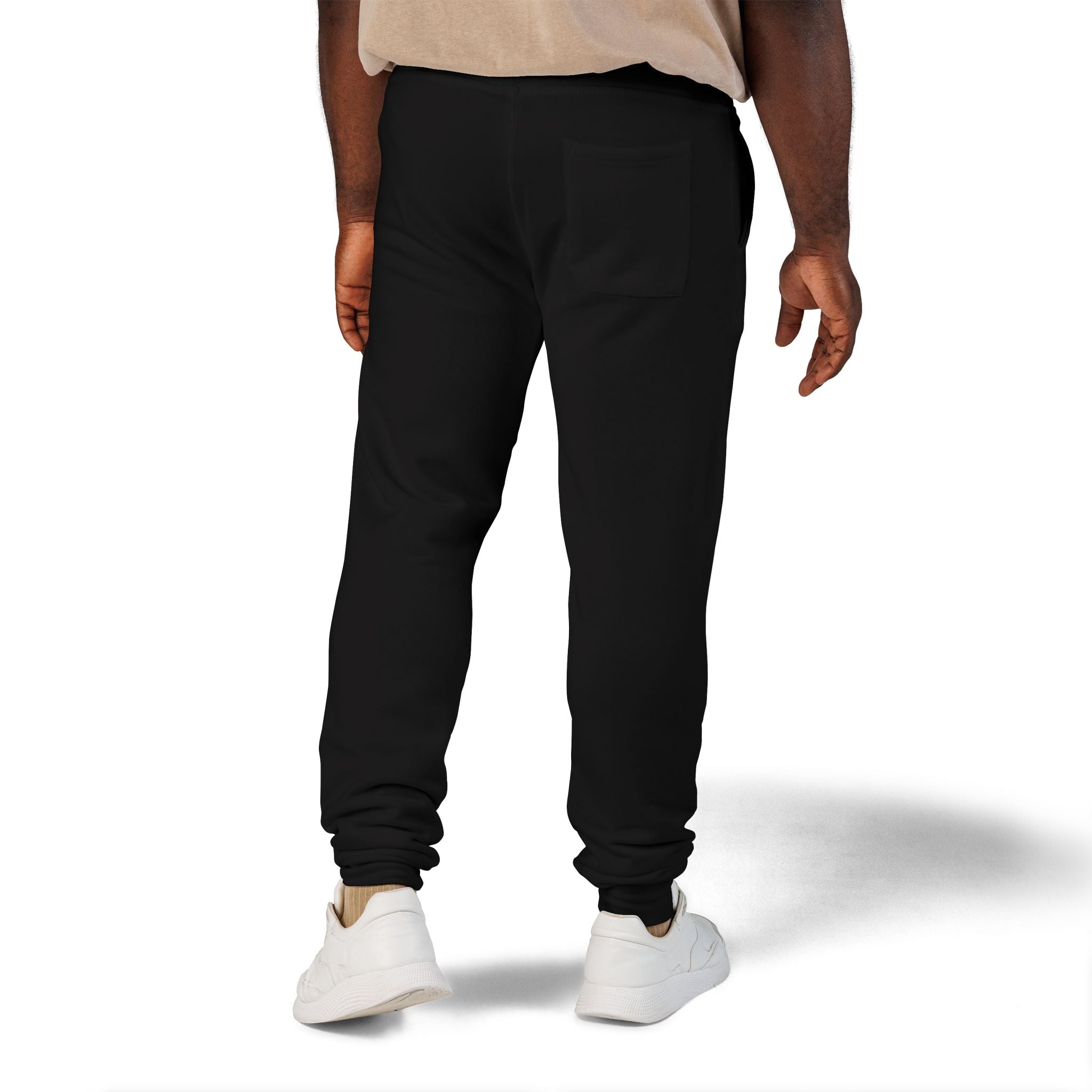 Embroidered Cozy Fleece Sweatpants