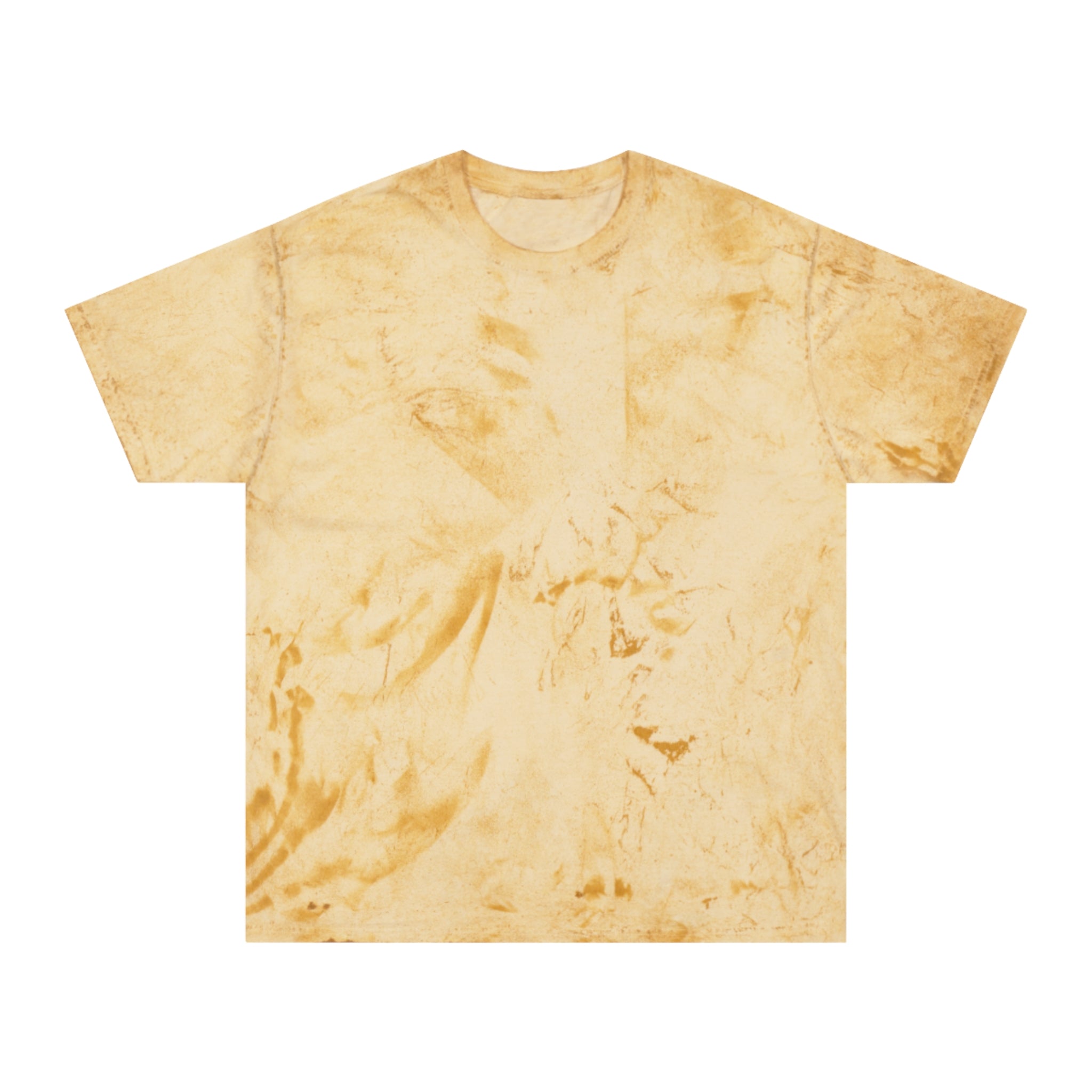 Vintage Badge Color-Blend T-Shirt — Retro Labels Graphic Tee