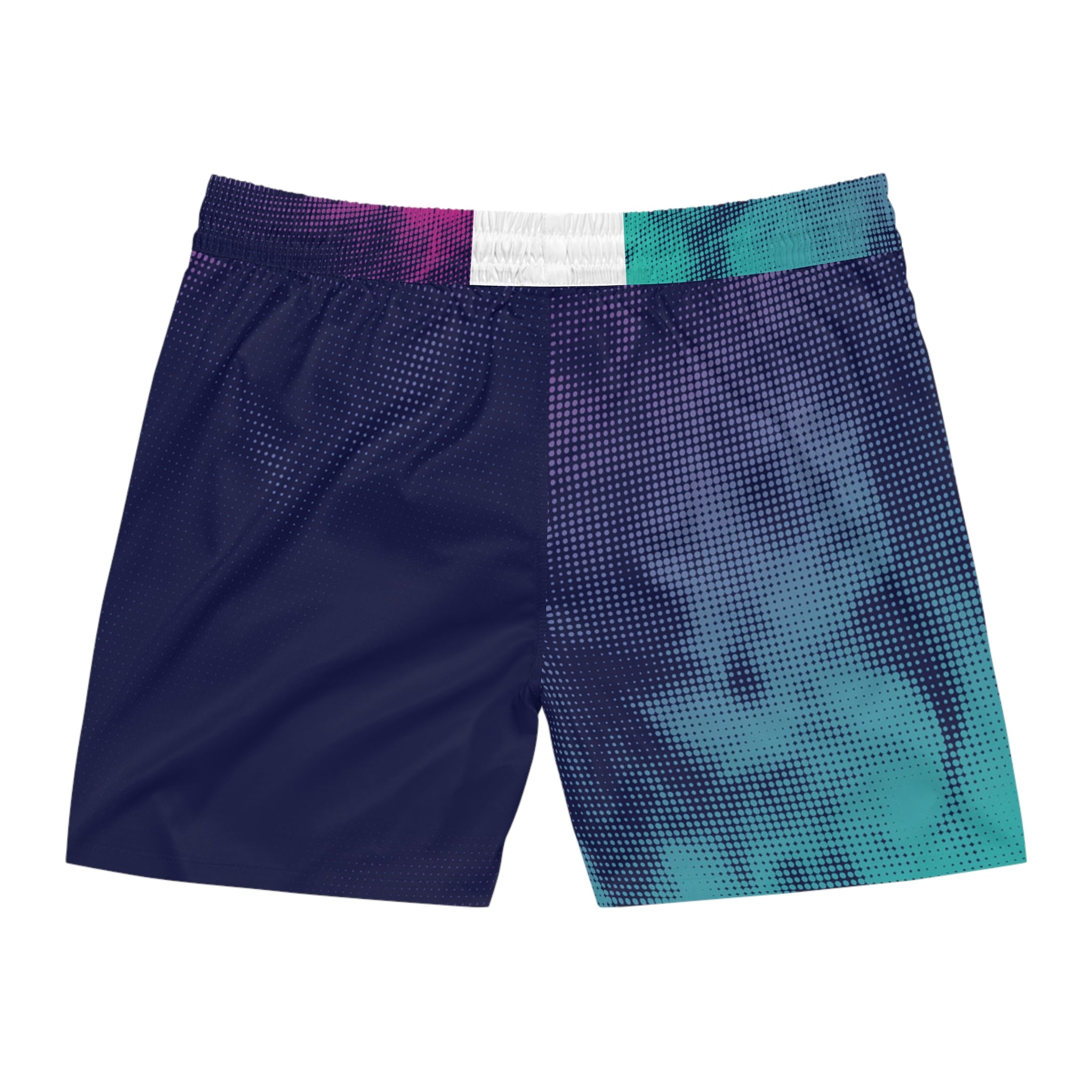 Men's Galaxy Tie-Dye Swim Shorts — Mid-Length Beach Trunks