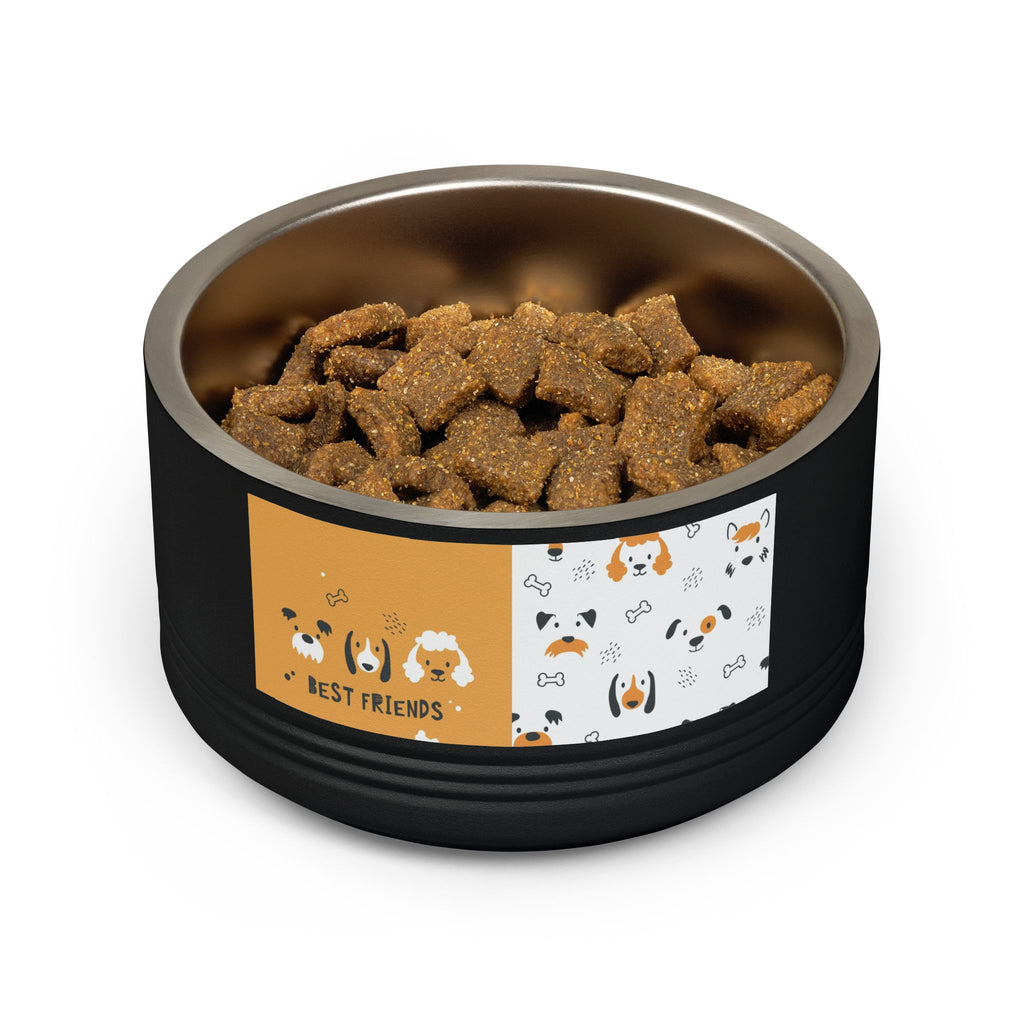 Best Friends Pet Bowl — 18oz Stainless Steel Dog & Cat Feeding Bowl