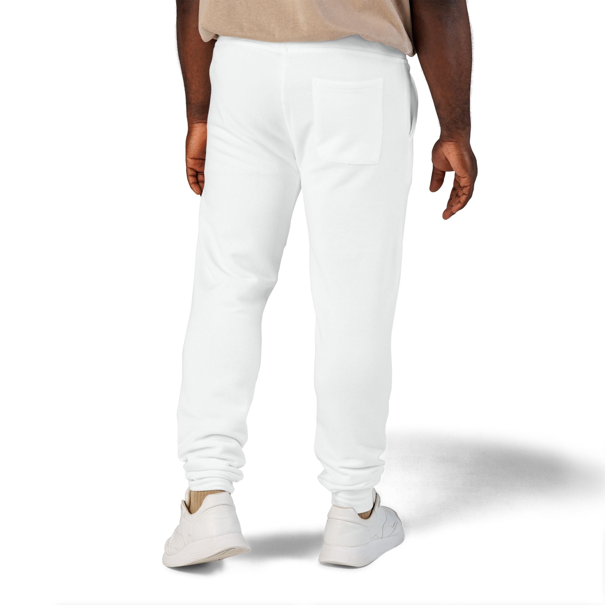 Embroidered Cozy Fleece Sweatpants