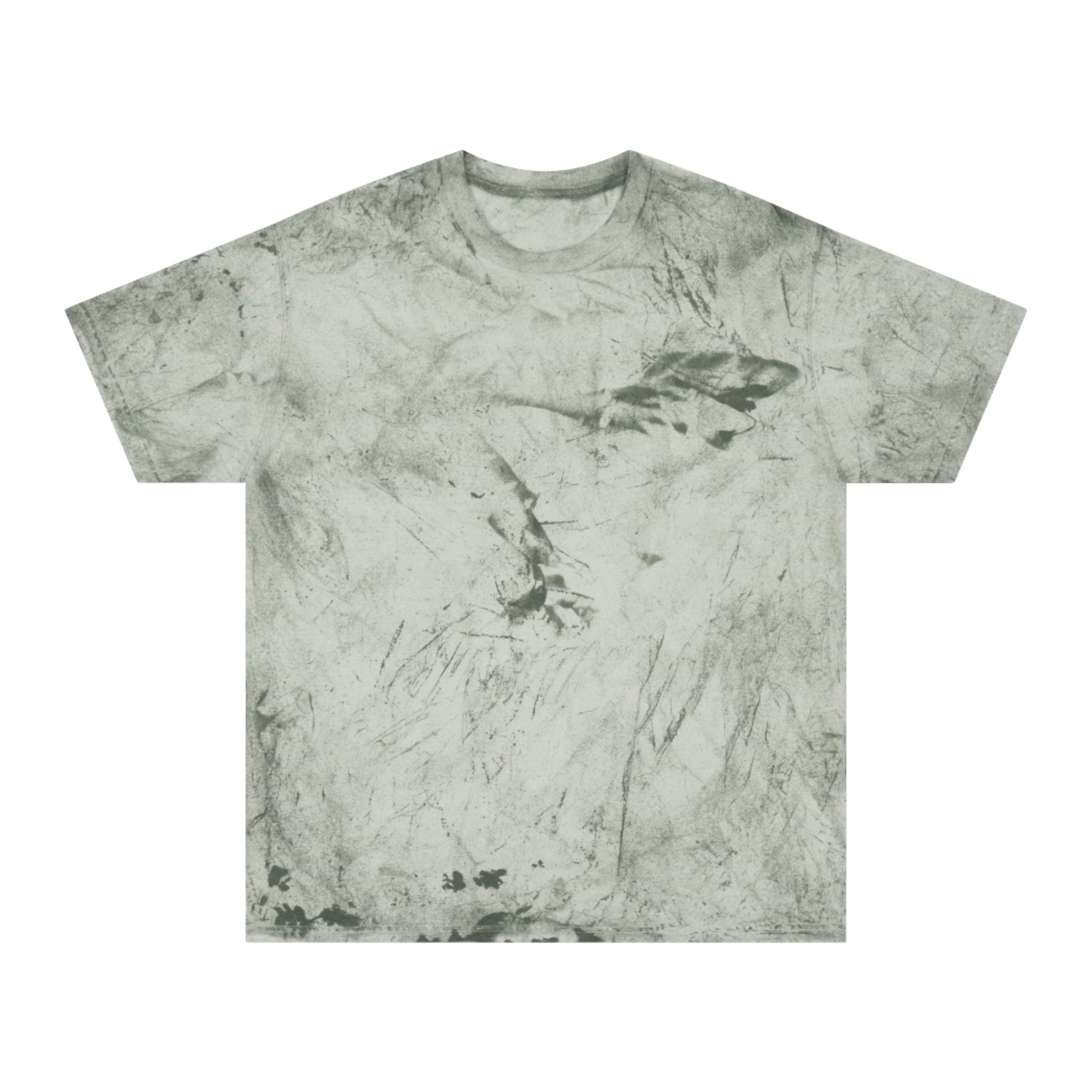 Vintage Badge Color-Blend T-Shirt — Retro Labels Graphic Tee