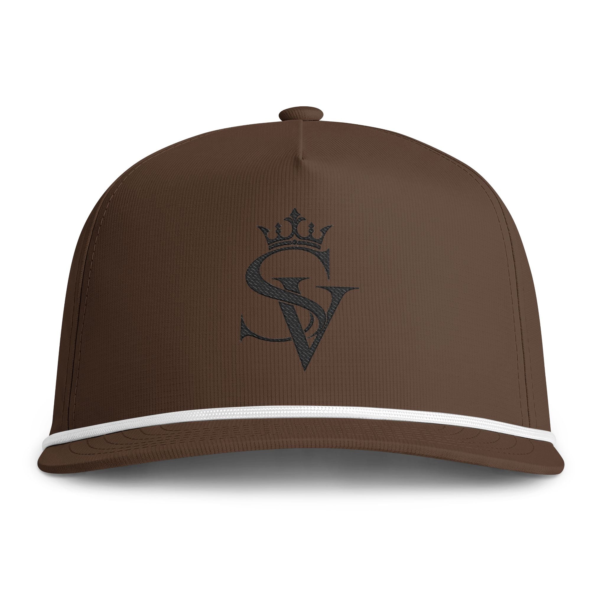 Rope-Trim Logo Cap