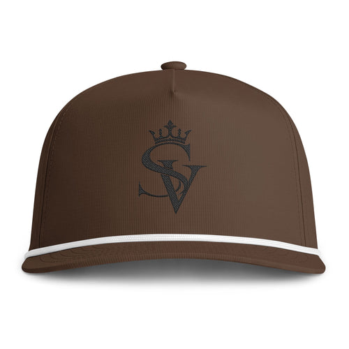 Rope-Trim Logo Cap
