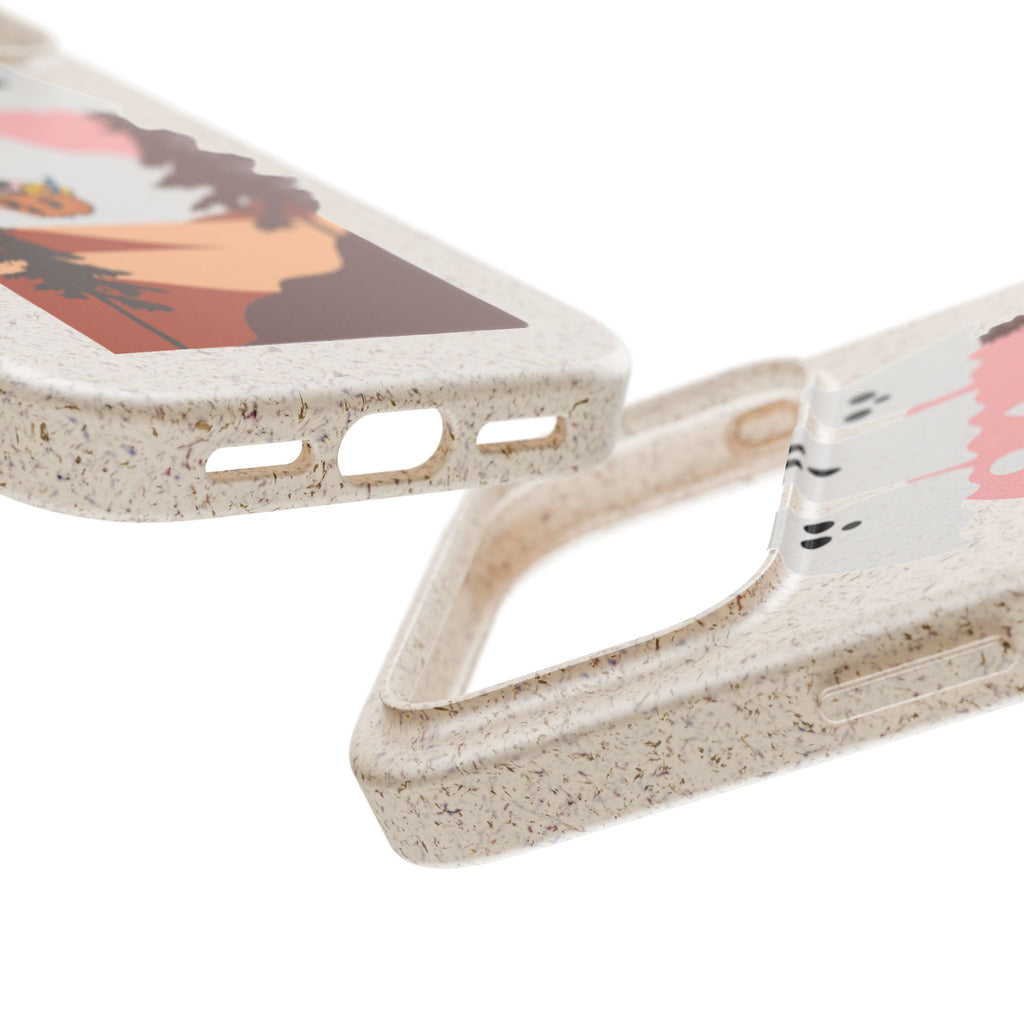 Biodegradable Phone Case — Pumpkin Ghosts Forest Eco iPhone Cover