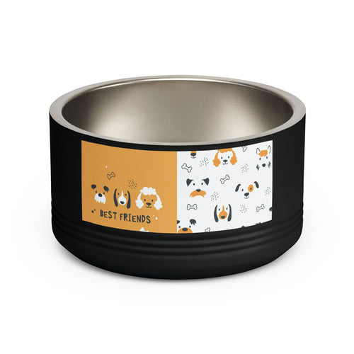 Best Friends Pet Bowl — 18oz Stainless Steel Dog & Cat Feeding Bowl